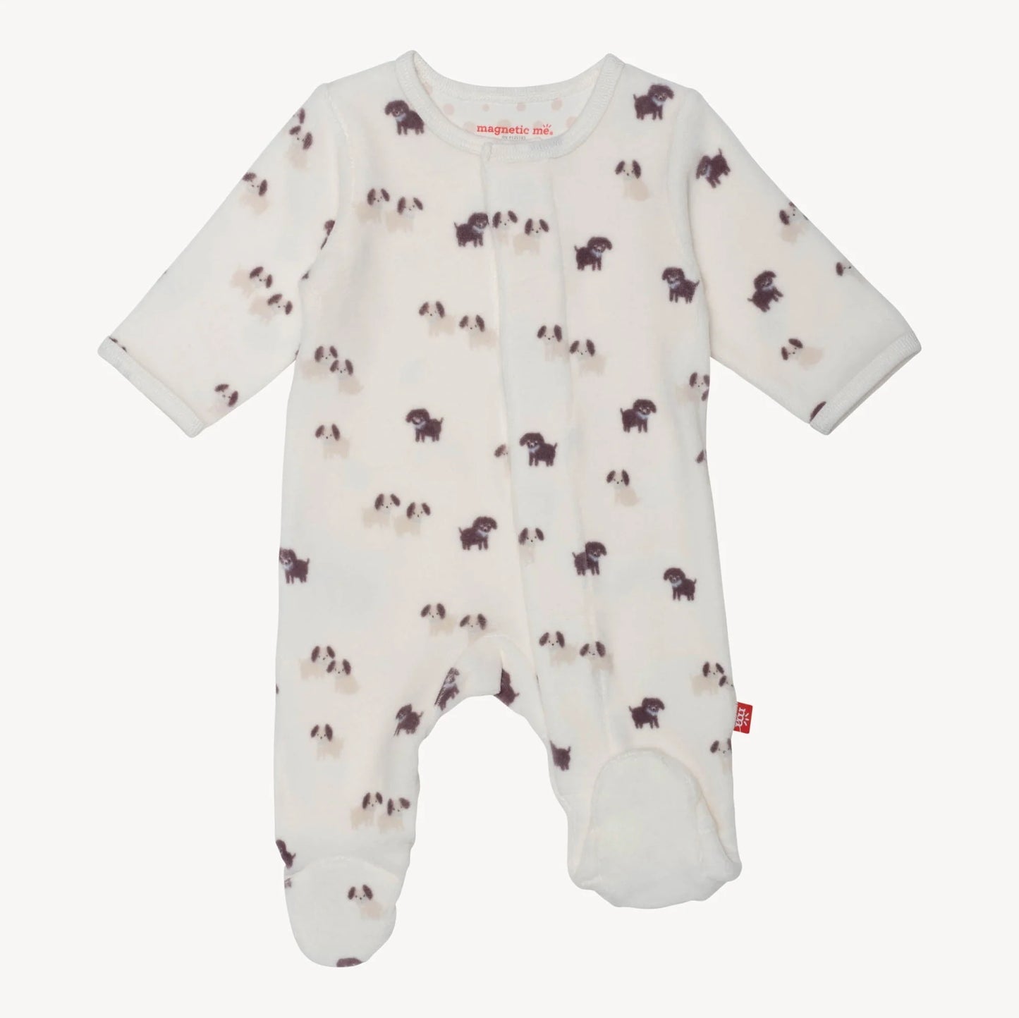 Magnetic Me® Puppy Love Velour Footie