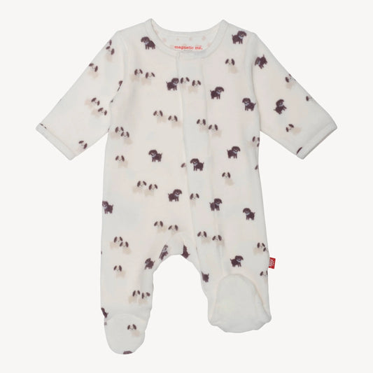 Magnetic Me® Puppy Love Velour Footie