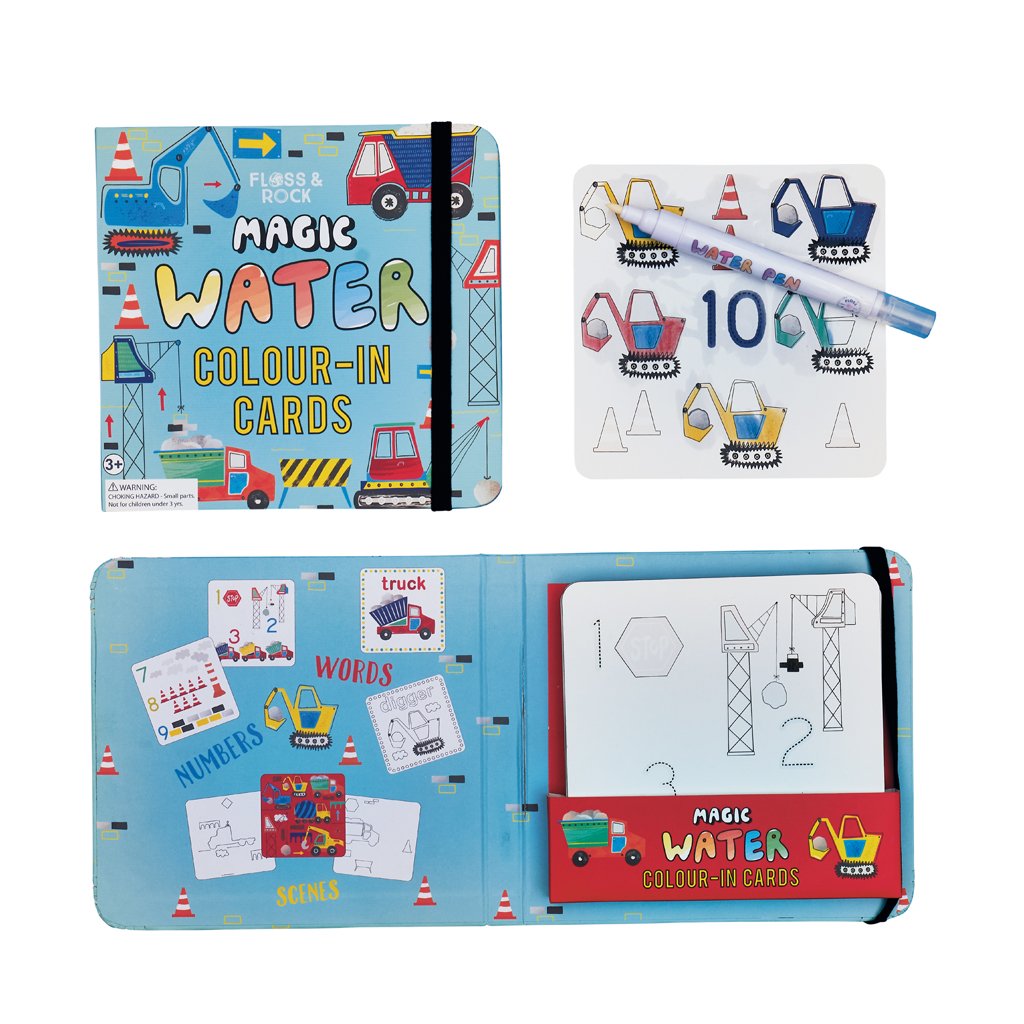 Floss & Rock® Construction Water Pen and Cards