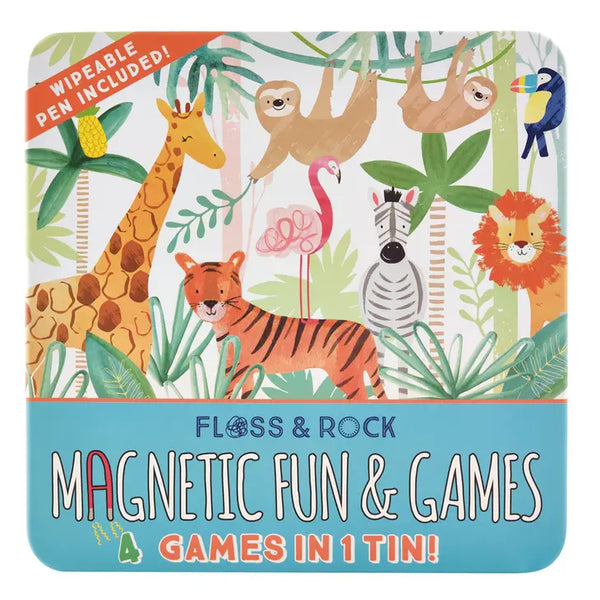 Floss & Rock® Jungle Magnetic Fun and Games Compendium