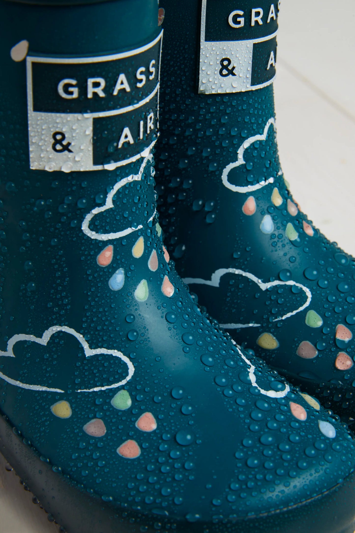 Deep Teal Color-Changing Winter "Wellies"