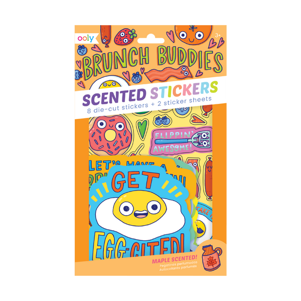 OOLY® Scented Scratch Stickers: Brunch Buddies