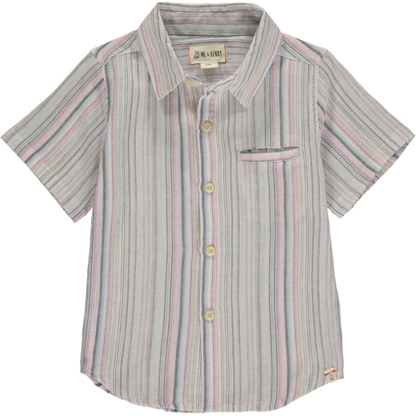 Me & Henry® Multi-Pink Pier Button Down