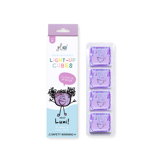 GloPal® Purple Light Up Cubes