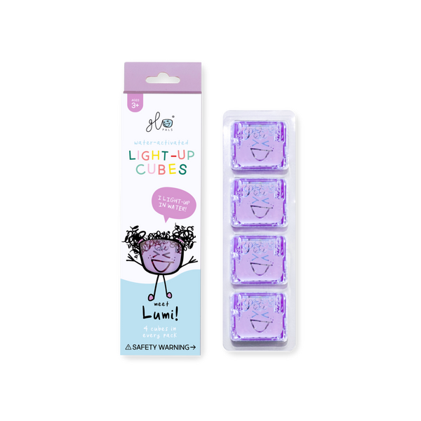 GloPal® Purple Light Up Cubes