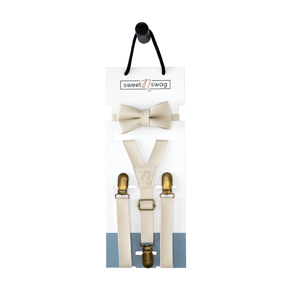 Bow Tie + Suspender Set