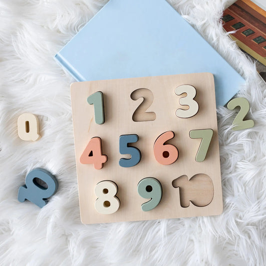 Boho Chunky Number Puzzle