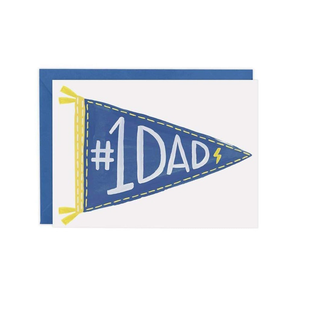 Pennant Flag #1 Dad Card