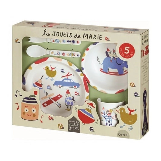 Les Jouets de Marie® Multicolor 5-piece Dish Ware Set