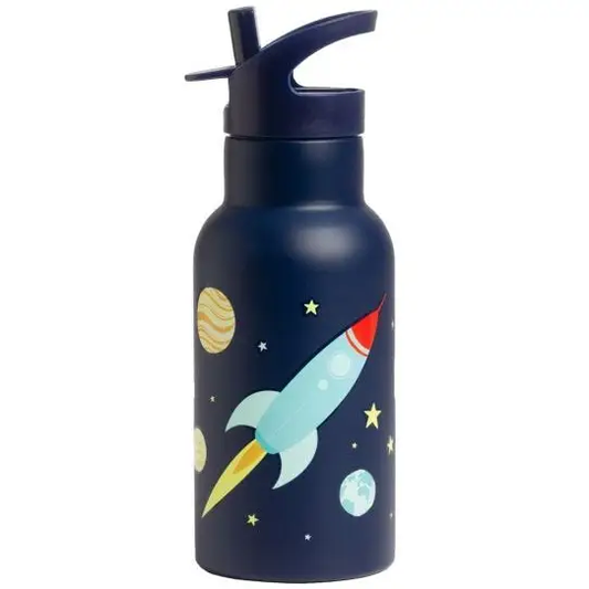 Kids Outer Space Stainless Steel Water Bottle