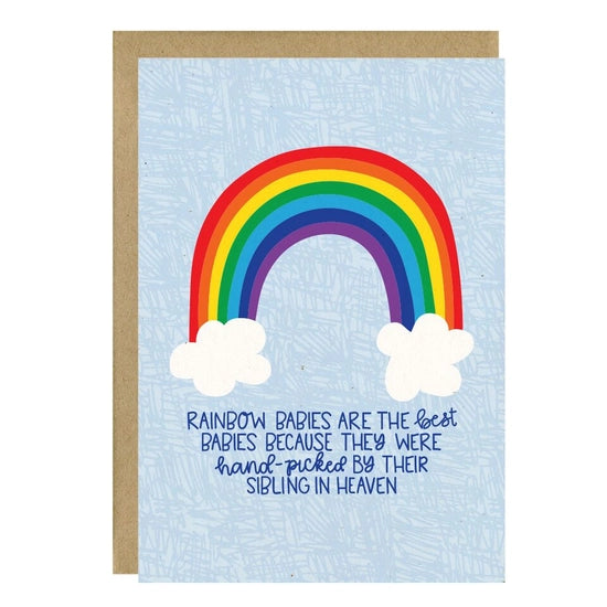 "Rainbow babies..." Card